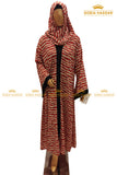Printed Heavy Flare Abaya