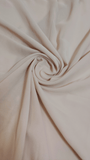 Georgette Hijab - Warm Ivory
