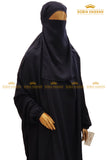 Navy Blue Jilbab Set