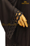 Black Beaded Maxi Abaya