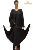 Black Thread Umbrella Maxi