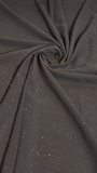 Georgette Glitter Hijab - Charcoal Gray