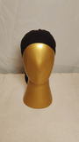 Plain Tie Back Cap  - Black