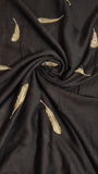 Black Feather Hijab
