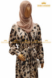 Leopard Silk Maxi