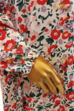 Floral Heavy Flare Abaya