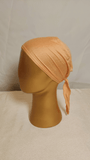 Plain Tie Back Cap  - Peach