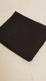 Georgette Glitter Hijab - Black