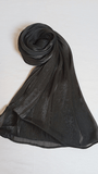 Organza Sheen Silk - Black