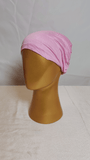 Plain Elastic Cap - Baby Pink
