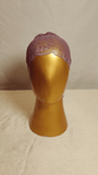 Plain Lace Cap - Mauve