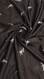 Black Bloom Hijab