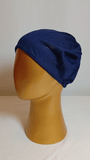 Plain Elastic Cap - Navy Blue