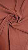 Georgette Hijab - Rusty Clay
