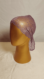 Plain Lace Cap - Mauve