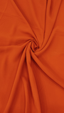 Georgette Hijab - Sunset Orange