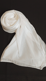 Organza Sheen Silk - White