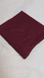 Ribbed Jersey Hijab - Crimson