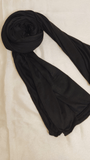Plain Jersey Hijab - Black