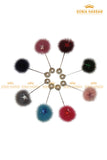 Fur Ball Straight Straight Pin