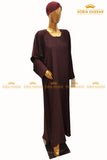 Plain Front Closed Abaya
