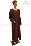 Plain Front Closed Abaya