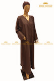 Plain Front Open Abaya