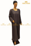 Plain Front Closed Abaya