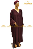 Front Open Butterfly Abaya