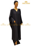 Front Open Butterfly Abaya