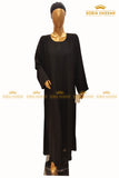 Plain Front Closed Abaya