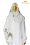 Embroidered White Twinset