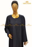 Plain Front Closed Abaya