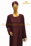 Plain Front Closed Abaya