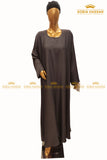 Plain Front Closed Abaya
