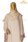 Embroidered Butterfly Abaya