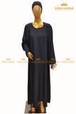 Plain Front Closed Abaya
