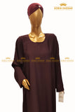 Plain Front Closed Abaya