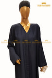 Plain Front Open Abaya