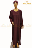 Plain Front Closed Abaya