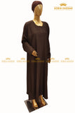 Plain Front Closed Abaya