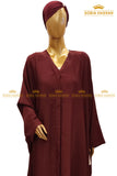 Front Open Butterfly Abaya