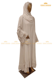 White Embroidered Twinset