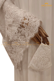White Embroidered Twinset