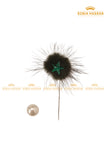 Fur Ball Straight Straight Pin
