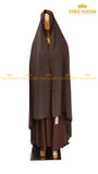 Dark Grey Plain Shawl