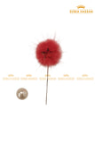 Fur Ball Straight Straight Pin